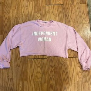 FashionNova Independent Woman Sweatshirt
